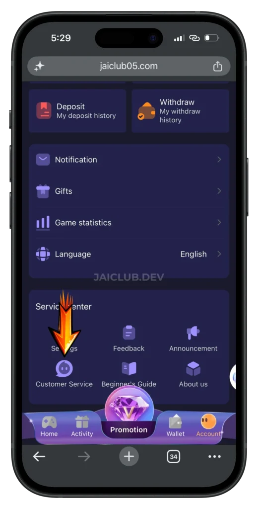 JAICLUB-CUSTOMER-SERVICE