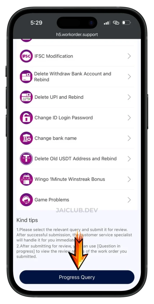 JAICLUB-CUSTOMER-SERVICE-PAGE