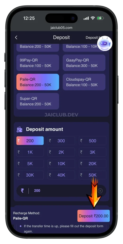 JAICLUB-DEPOSIT-PAGE