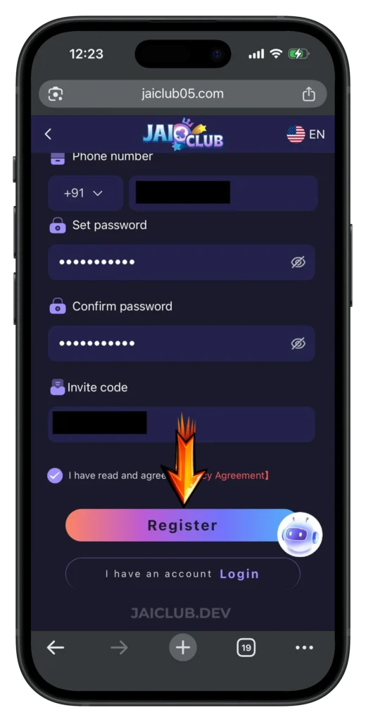 JAICLUB-REGISTER